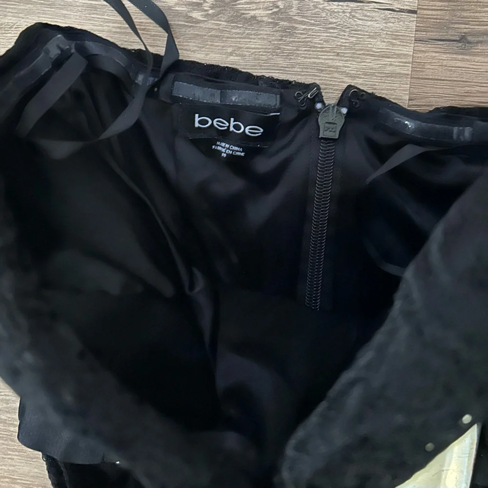 Bebe Black Lace Jumpsuit - Picture 4 of 4